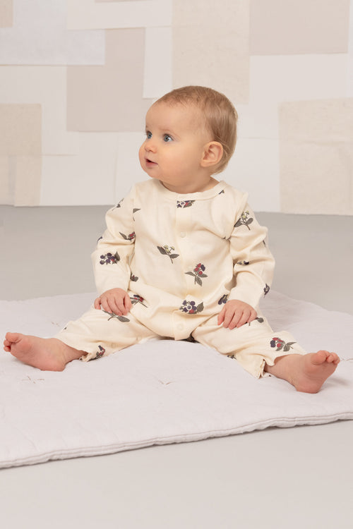 Ben Ecru Blackberry Jumpsuit