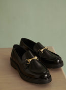 MOCASSINS NOIRS COME PETITE MENDIGOTE