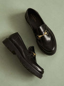 MOCASSINS NOIRS COME PETITE MENDIGOTE