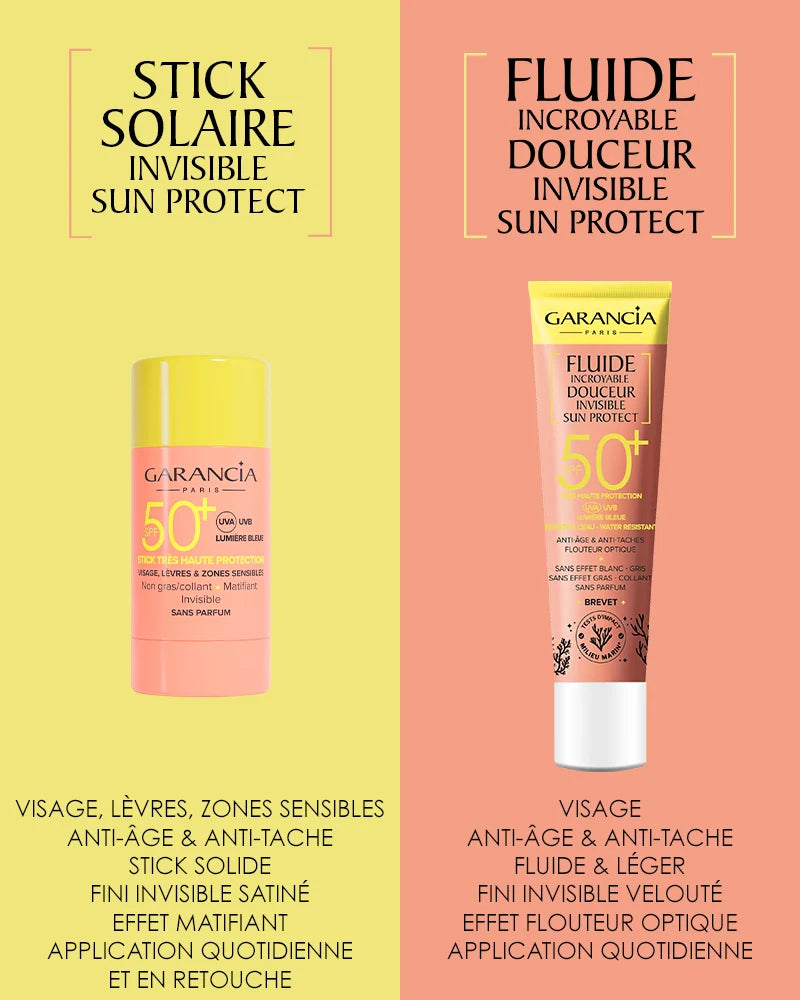 Stick Solaire Invisible Spf50+ - Anti-Âge & Anti-Taches