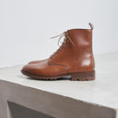 Combat Boots L'Homme Compliqué Cuir Bourbon