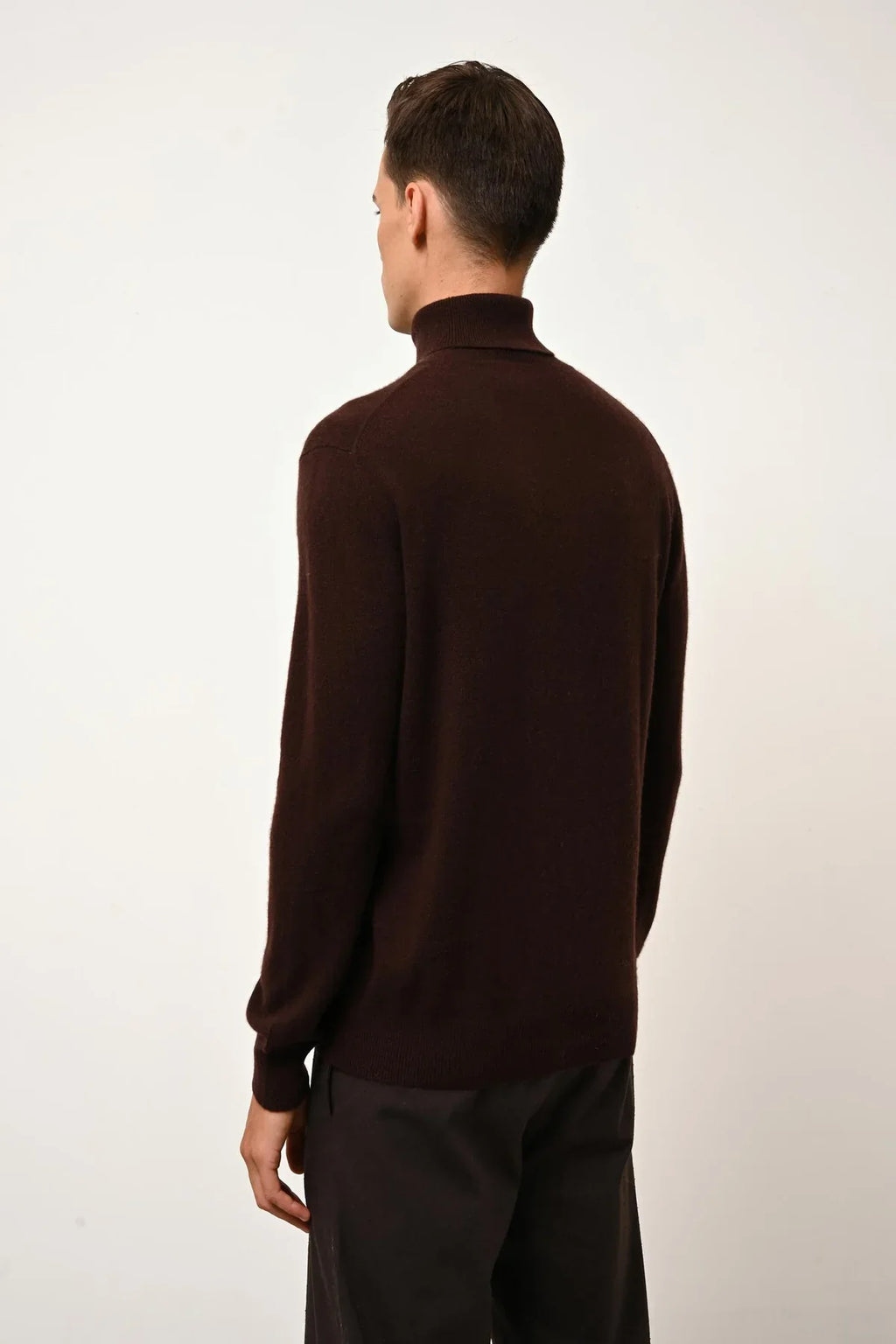 Roll-Neck Jumper - Connor - Choco