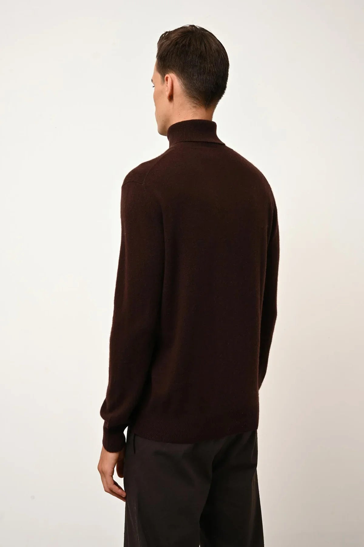 Roll-Neck Jumper - Connor - Choco