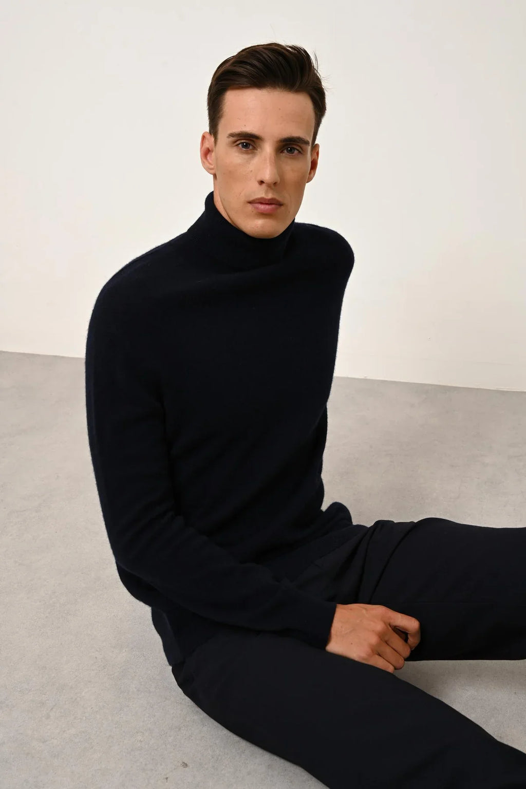 Pull Col Roulé - Connor - Navy