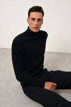 Pull Col Roulé - Connor - Navy