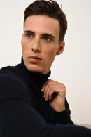 Pull Col Roulé - Connor - Navy