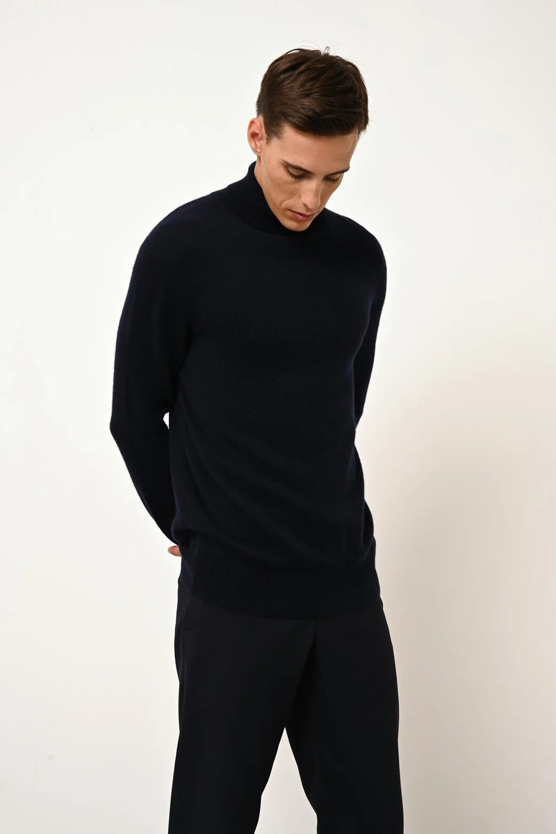 Pull Col Roulé - Connor - Navy