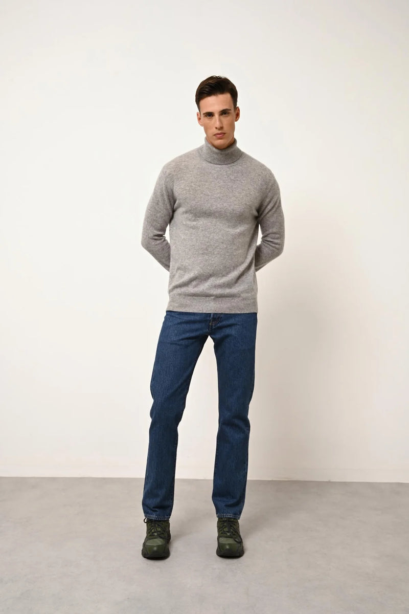 Pull Col Roulé - Connor - Nuage Chiné