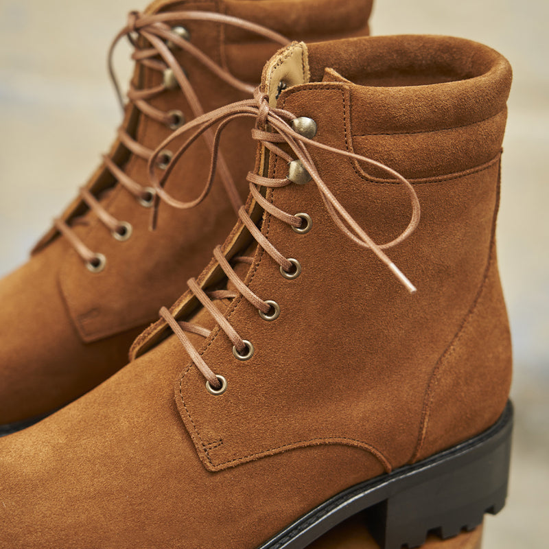 Combat Boots La Femme Convoitée Daim Havane