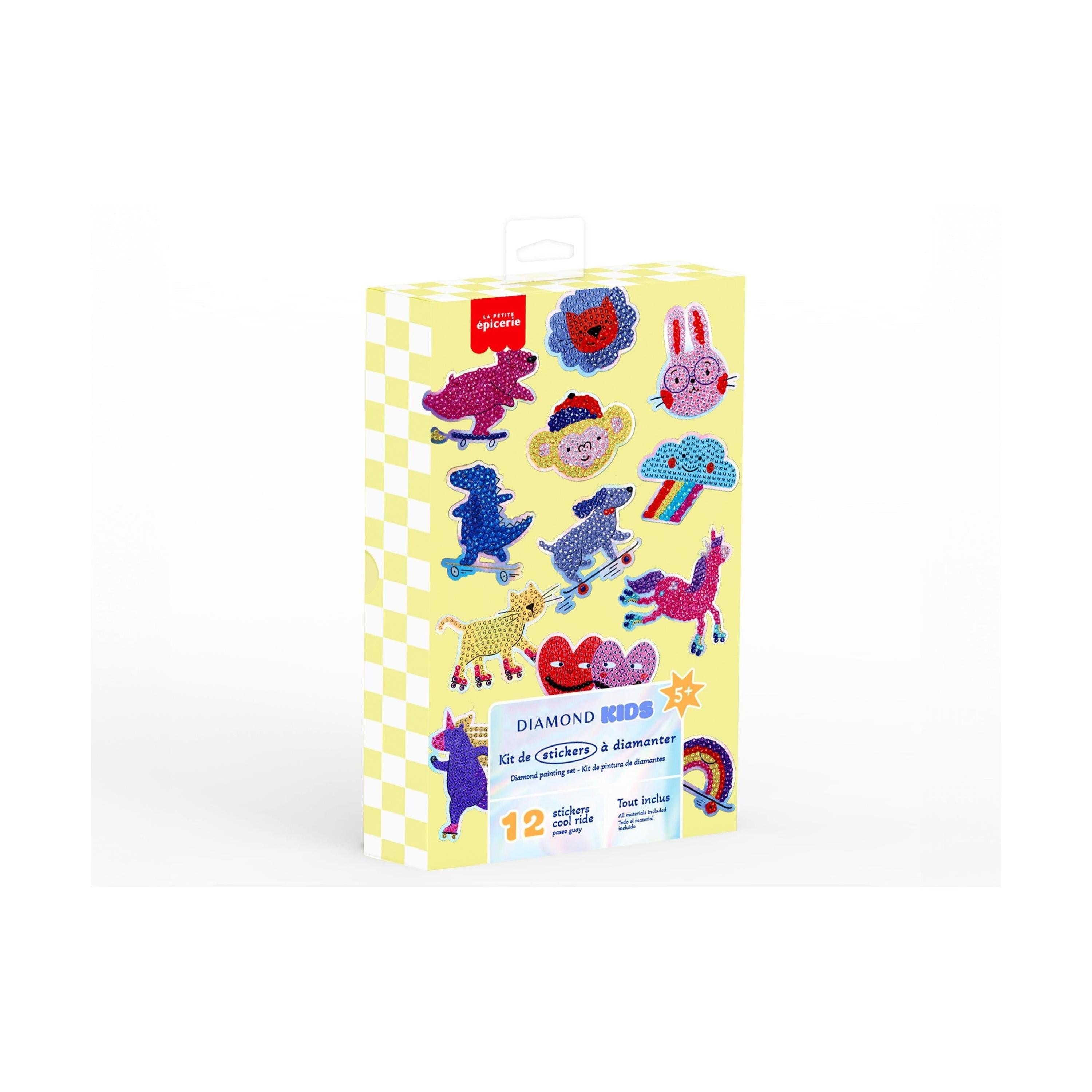 Diamond Painting Kids Creative Kit - Cool Ride Stickers