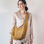 Handmade Crochet Bum Bag - Yellow