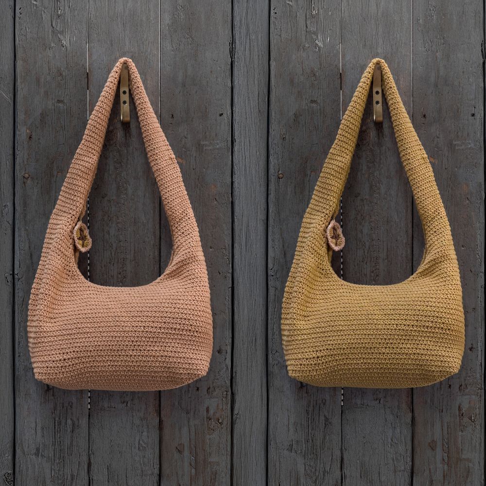 Handmade Crochet Bum Bag - Yellow