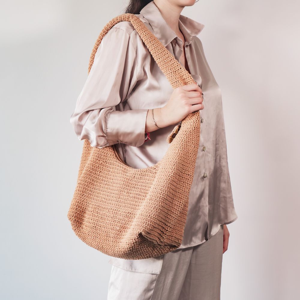 Sac Banane En Crochet Fait Main - Rose