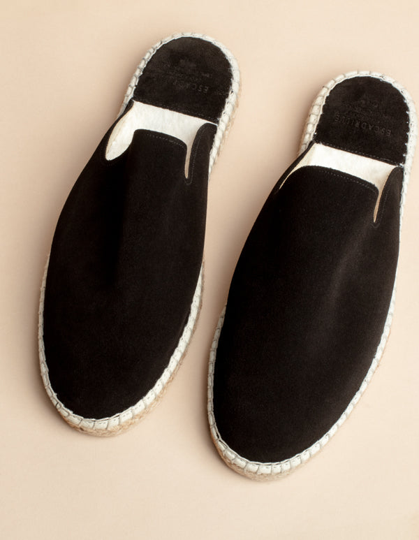 Espadrilles Copenhague - Cuir Noir - Homme
