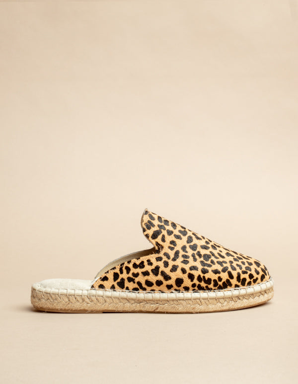 Copenhagen Espadrilles - Leopard Leather - Women's