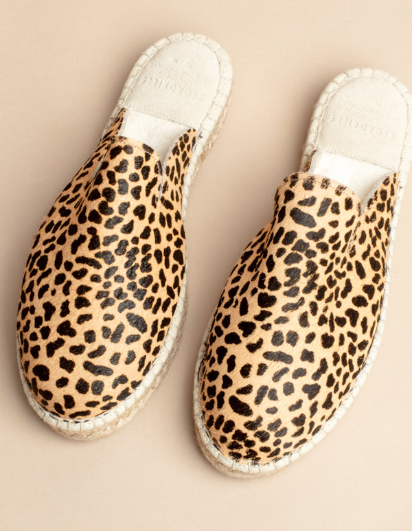 Copenhagen Espadrilles - Leopard Leather - Women's