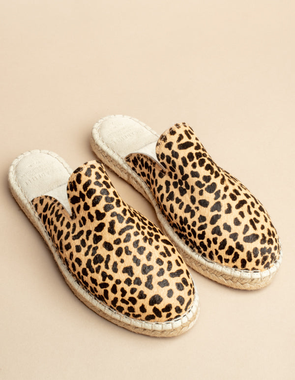 Copenhagen Espadrilles - Leopard Leather - Women's