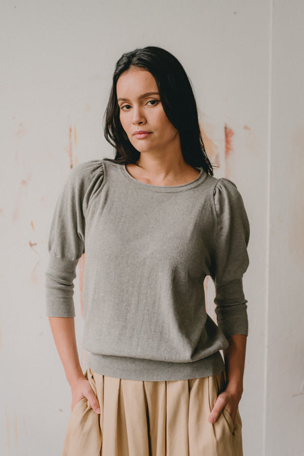 Jersey - Coralie - Gris