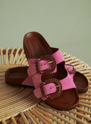 Petite Mendigote - Cora Suede Sandals - Orchidee