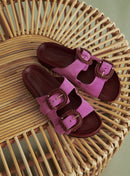 Petite Mendigote - Cora Suede Sandals - Orchidee