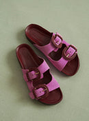 Petite Mendigote - Cora Suede Sandals - Orchidee