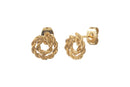 Boucles D'Oreilles Corde Doré