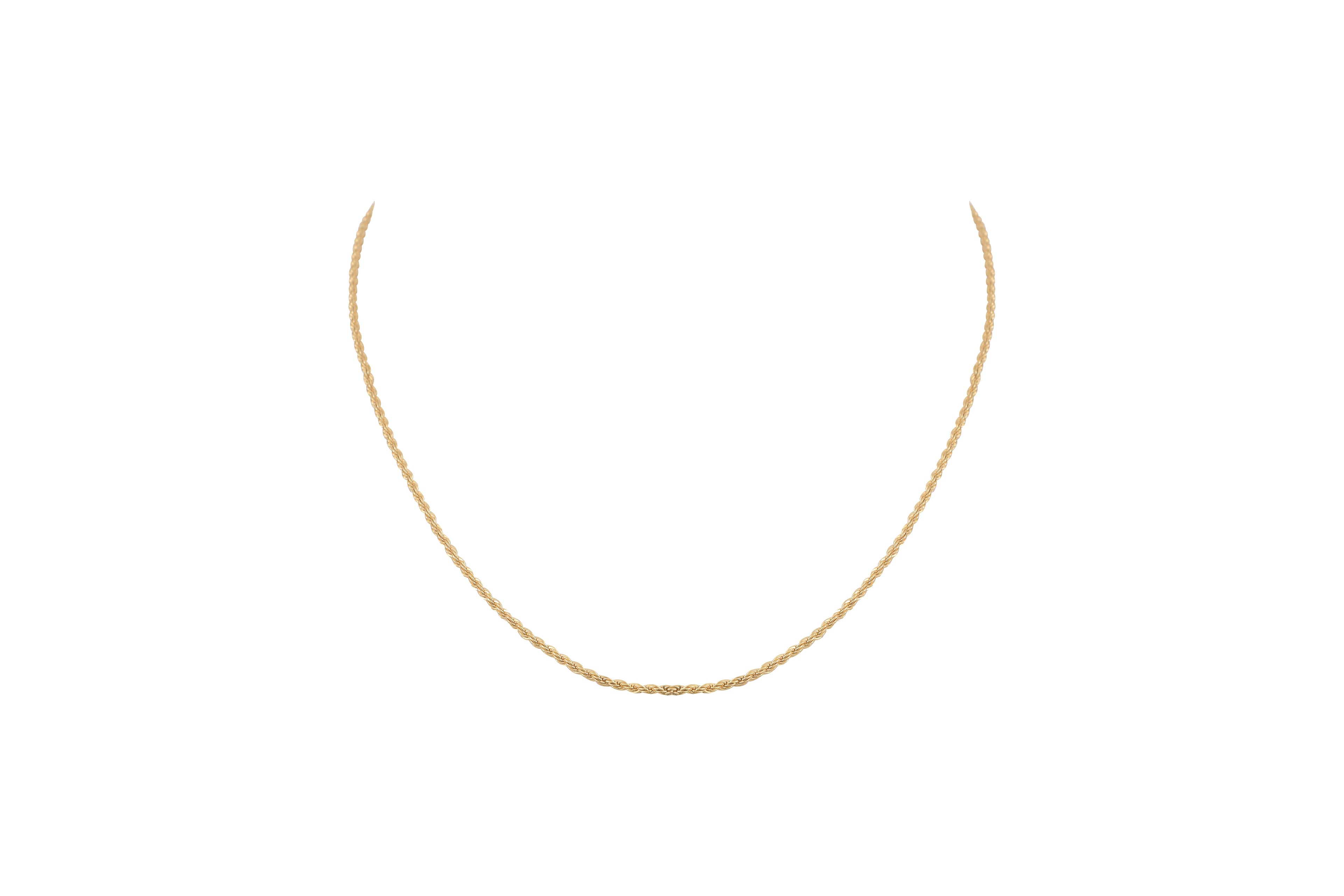 40 Gold Rope Necklace