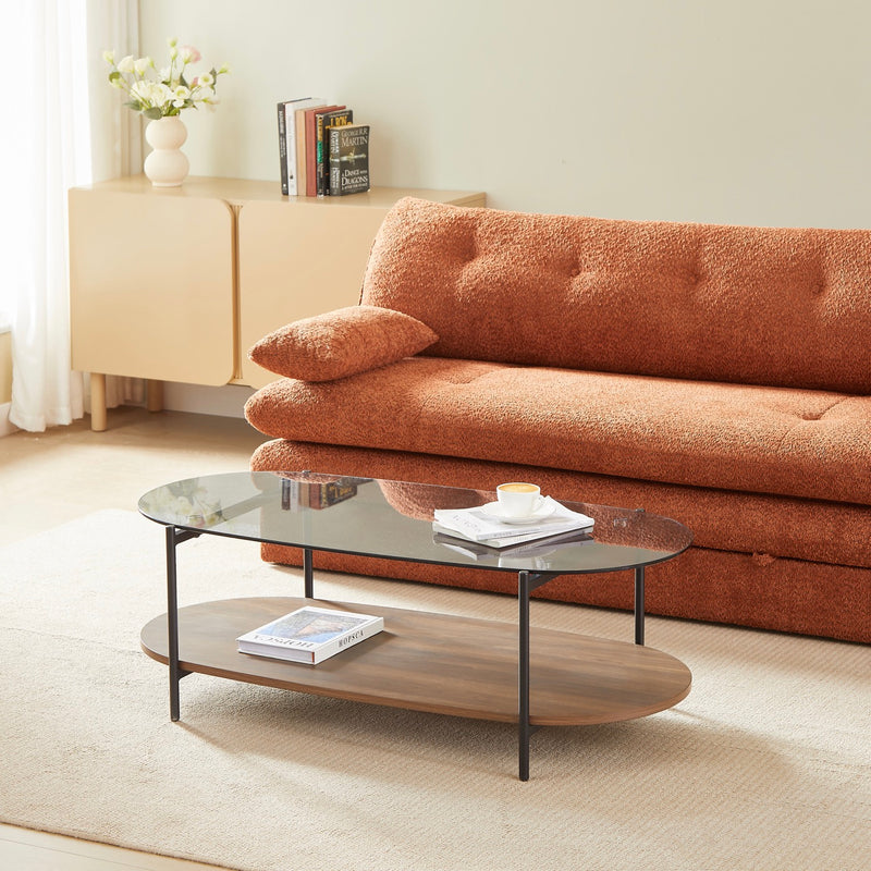 Coffee Table - Costa - Walnut Effect