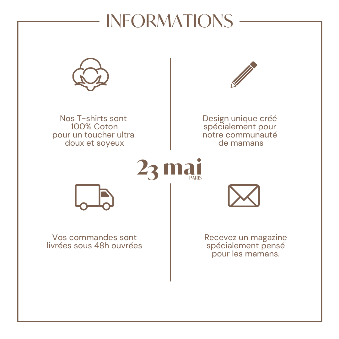 T-Shirt D'Allaitement 3/4 Gris