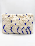 Housse De Coussin Berbère Marocain Bleu Majorelle