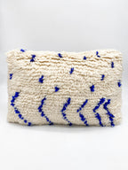 Housse De Coussin Berbère Marocain Bleu Majorelle