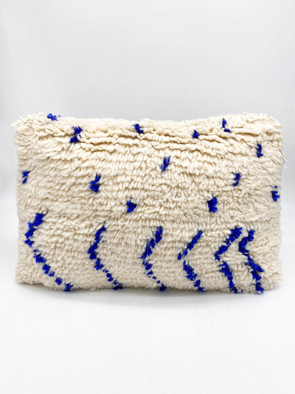 Housse De Coussin Berbère Marocain Bleu Majorelle