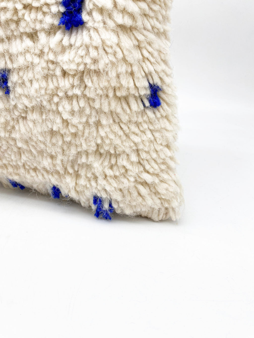 Moroccan Berber Cushion Cover in Majorelle Blue