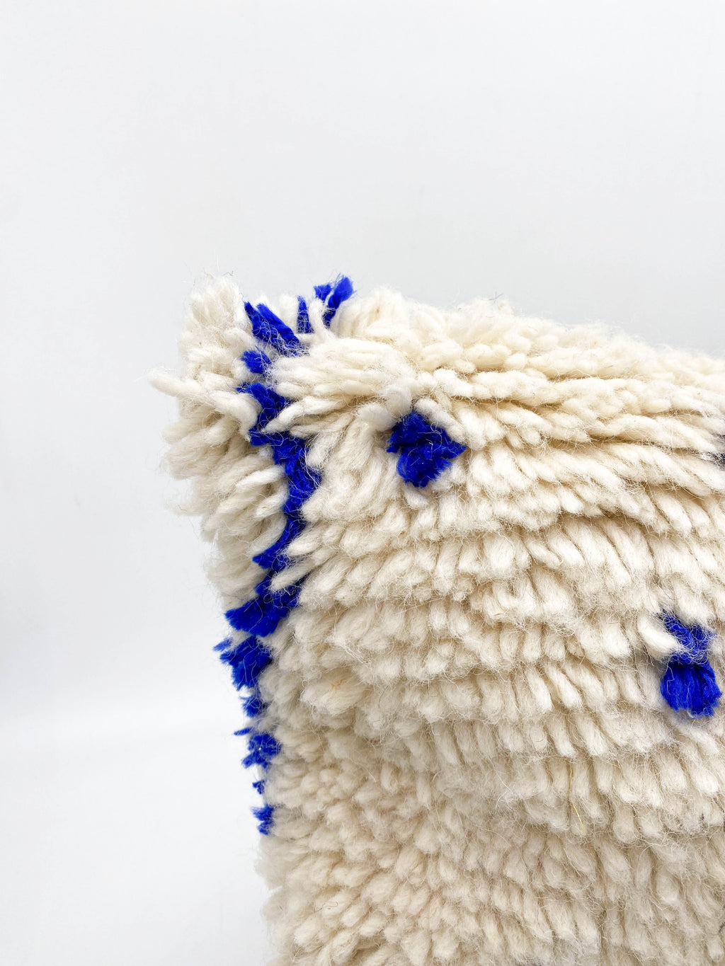 Moroccan Berber Cushion Cover in Majorelle Blue