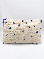 Moroccan Berber Cushion Cover in Majorelle Blue