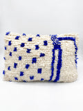 Funda de cojín bereber marroquí - azul Majorelle