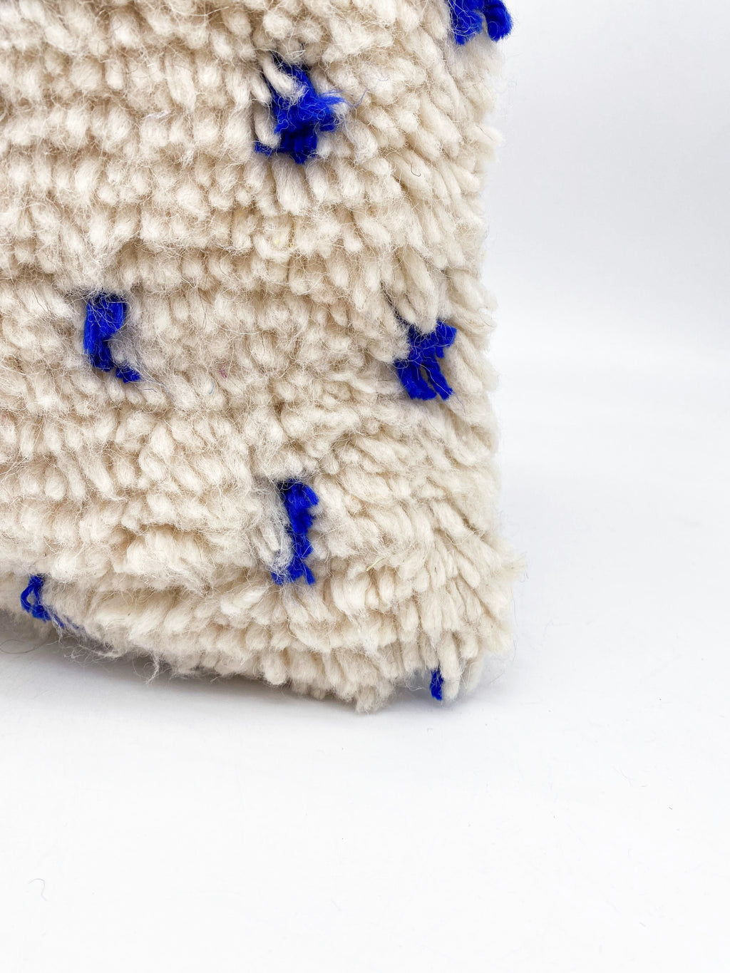 Federa per cuscino berbero marocchino blu Majorelle