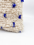 Federa per cuscino berbero marocchino blu Majorelle
