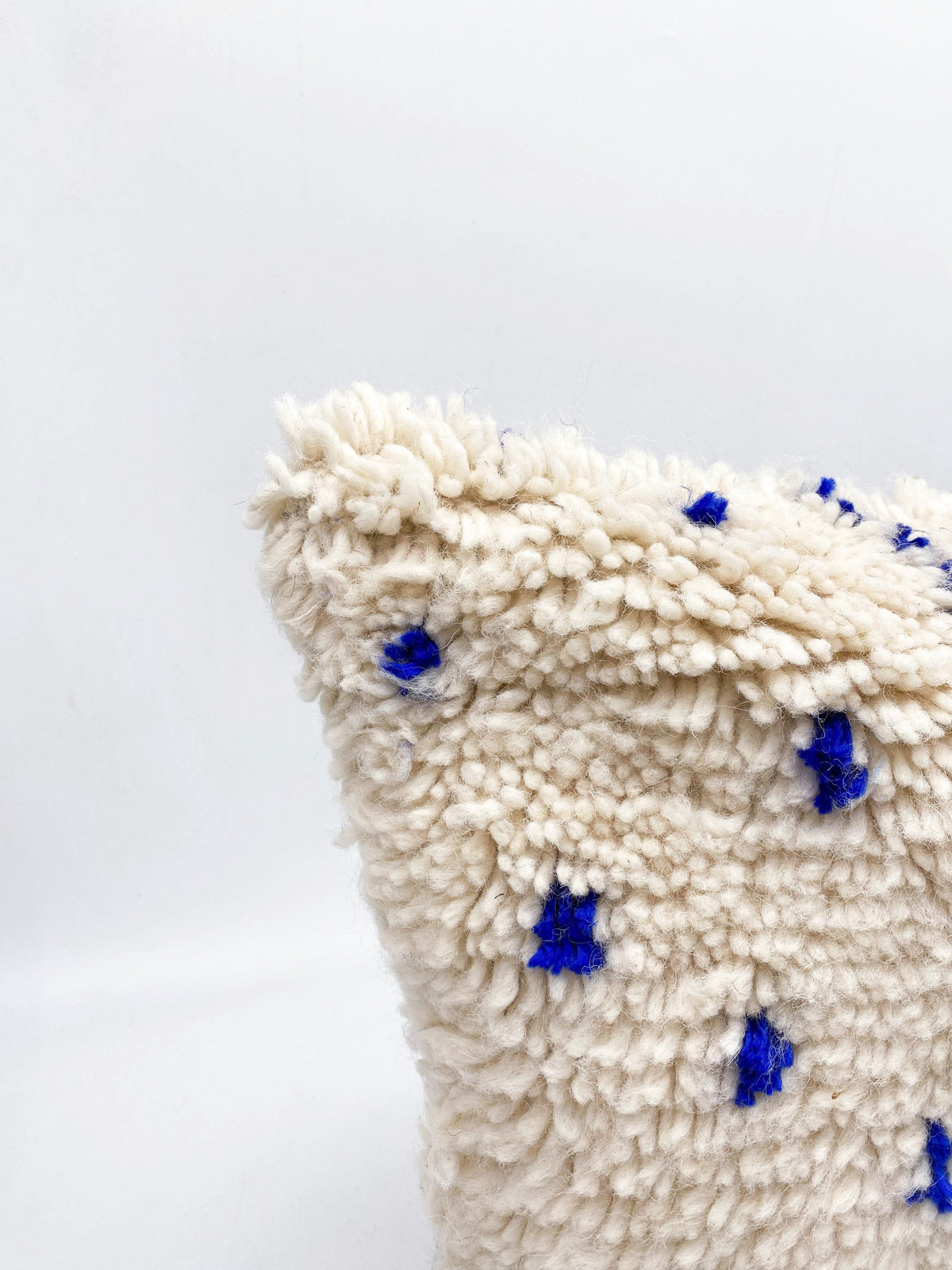 Federa per cuscino berbero marocchino blu Majorelle