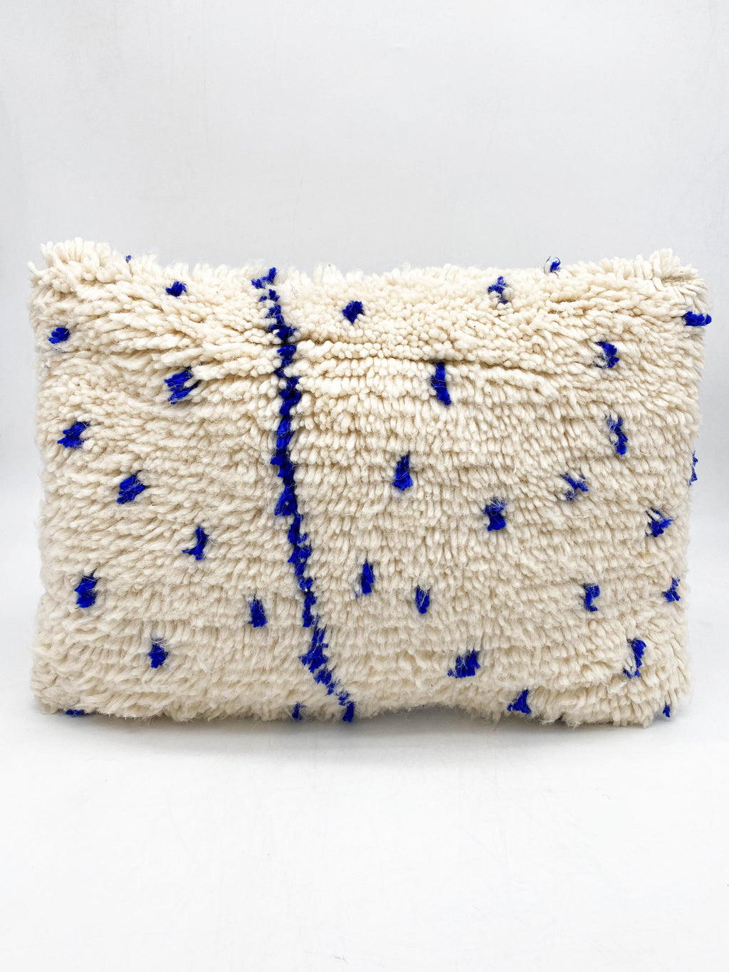 Federa per cuscino berbero marocchino blu Majorelle