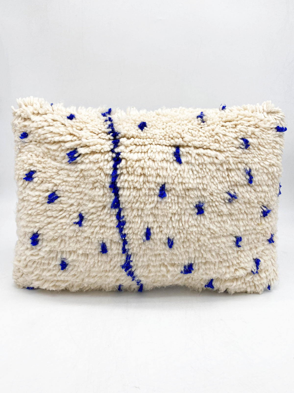 Federa per cuscino berbero marocchino blu Majorelle