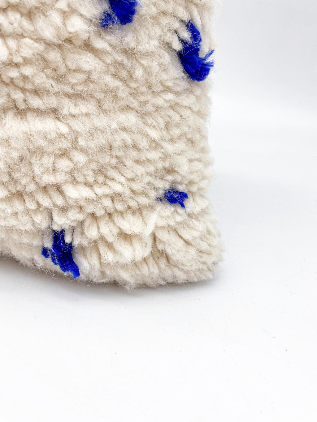 Federa per cuscino berbero marocchino blu Majorelle