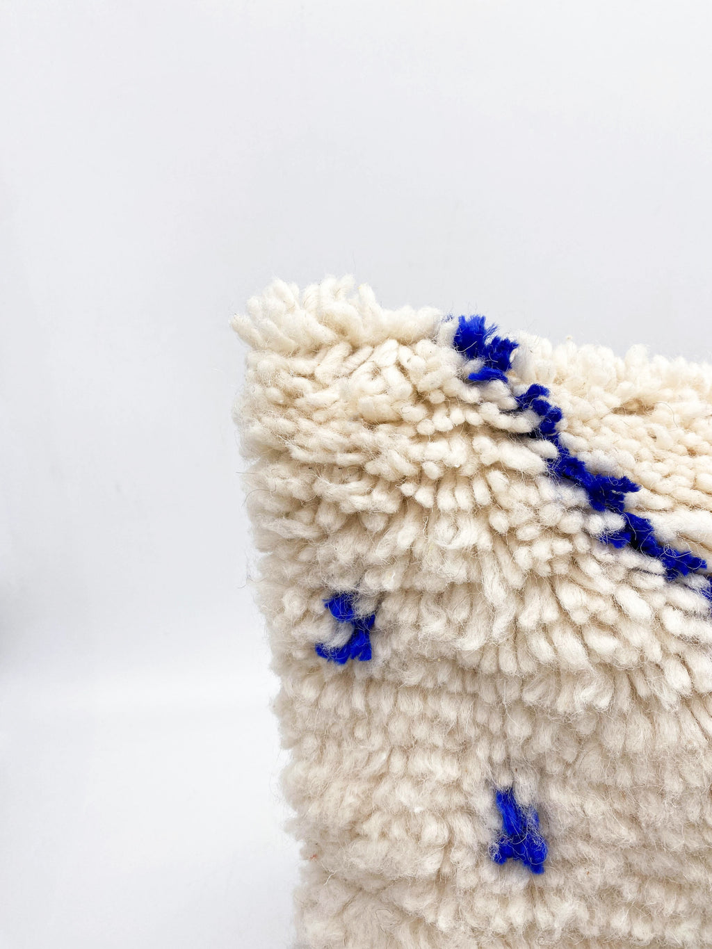 Federa per cuscino berbero marocchino blu Majorelle