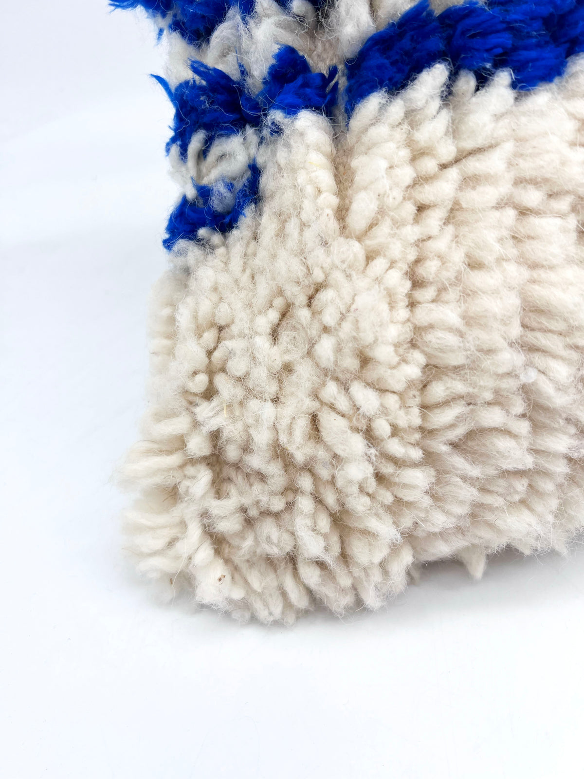 Moroccan Berber Cushion Cover in Majorelle Blue