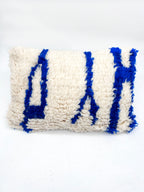 Housse De Coussin Berbère Marocain Bleu Majorelle