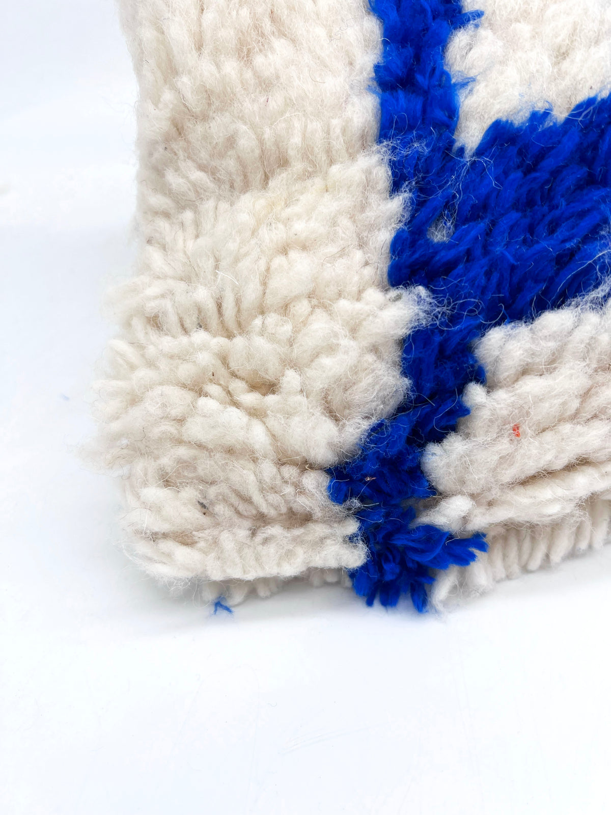 Housse De Coussin Berbère Marocain Bleu Majorelle