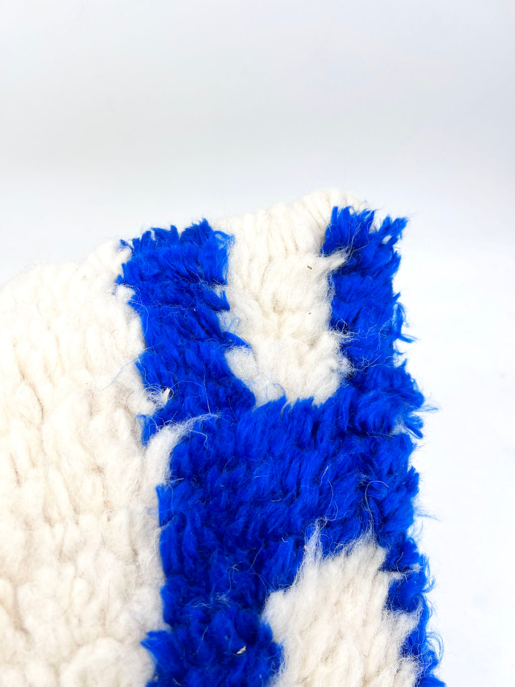 Housse De Coussin Berbère Marocain Bleu Majorelle