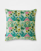 Square Cushion Velvet - Swainston green