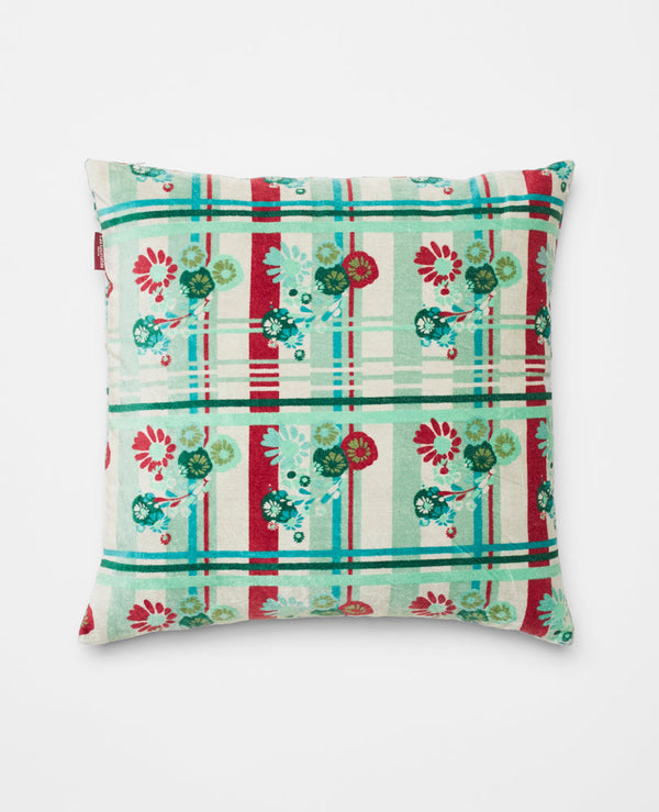 Coussin Carré Velours - Dundee sauge