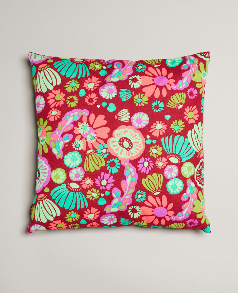 Square Cushion - Molly burgundy